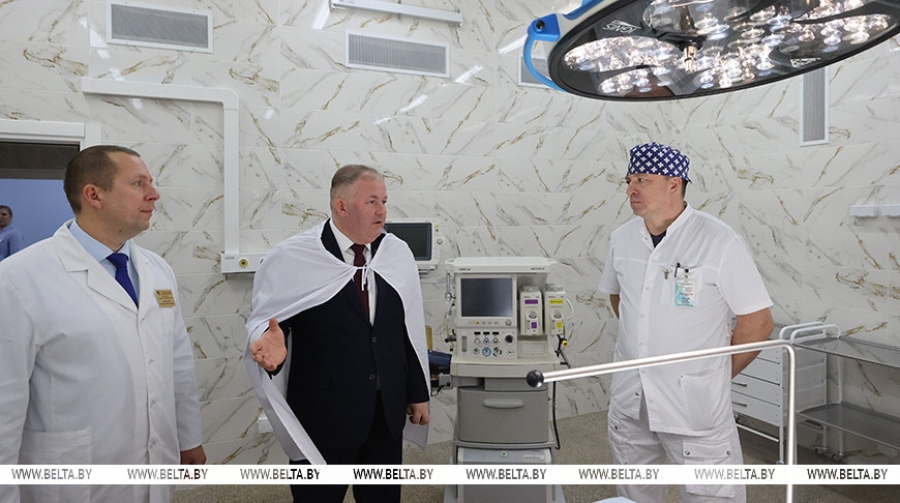 Дзве абноўленыя аперацыйныя адкрылі ў Віцебскай абласной бальніцы