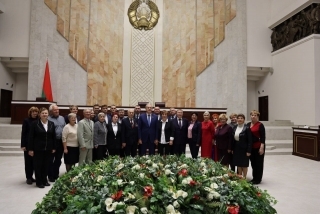 Дэлегацыя Глыбоцкай раённай арганізацыі Беларускага грамадскага аб'яднання ветэранаў наведала Палату прадстаўнікоў Нацыянальнага сходу Рэспублікі Беларусь