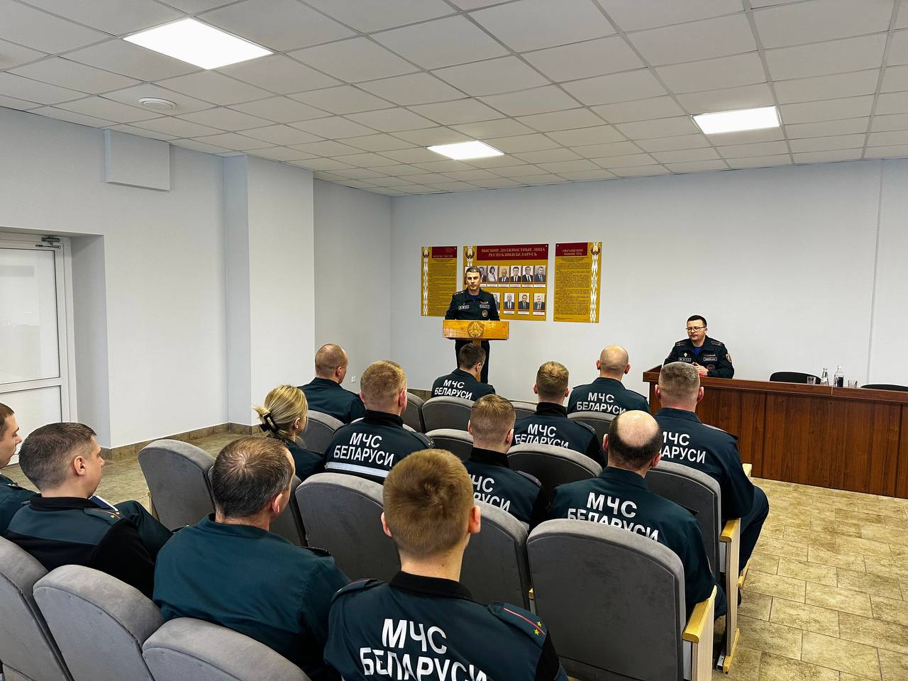 Глубокое. Итоги работы подвели в Глубокском районном отделе по чрезвычайным ситуациям