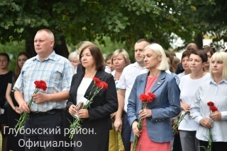 Жалобны мітынг, прысвечаны ліквідацыі глыбоцкага гета, прайшоў 19 жніўня ў Глыбокім