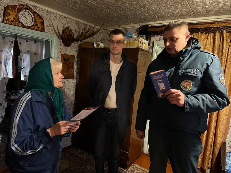Глубокое. Пожарный извещатель надёжный помощник в доме 