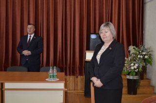 Анатоль Сіўко, дэпутат Палаты прадстаўнікоў Нацыянальнага сходу Рэспублікі Беларусь, сустрэўся з педагогамі Глыбоччыны