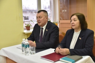 Встреча с депутатами в деревне Залесье