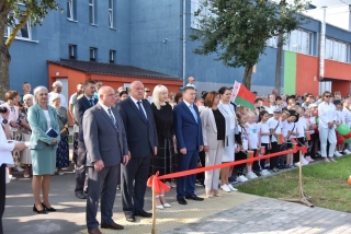 Состоялось торжественное открытие стадиона Глубокской районной гимназии