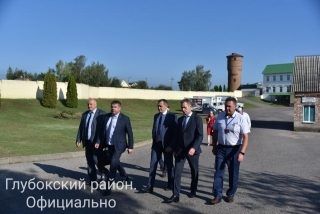 Намеснік Прэм'ер-міністра Рэспублікі Беларусь Юрый Шулейка наведаў Глыбоцкі раён у рамках рабочага візіту
