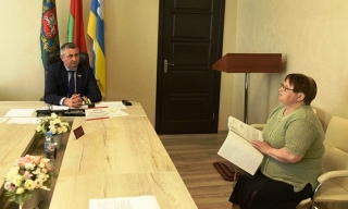 Член Совета Республики Олег Жингель провел прием граждан в Глубоком