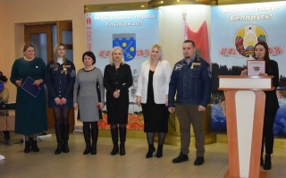 В Глубоком встречают участников патриотического трудового проекта «Зимний маршрут»