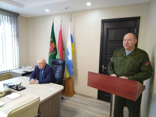 Проводятся плановые занятия по мобилизационной готовности с органами управления территориальной обороны Глубокского района