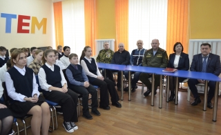В Коробовской СШ имени Р.И.Матеюна Глубокского района состоялась встреча с воинами-интернационалистами