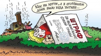 Весенние палы травы