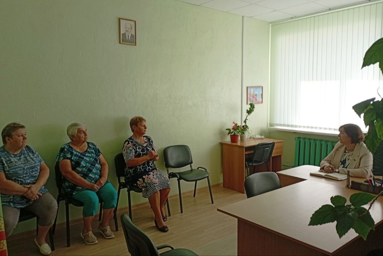 Вера Цяліца правяла выязны прыём грамадзян у Псуеўскім сельсавеце