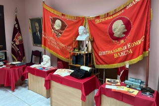 Праздничный концерт, посвященный 105-летию ВЛКСМ и торжественной церемонии закрытия Третьего трудового семестра в Глубокском доме культуры