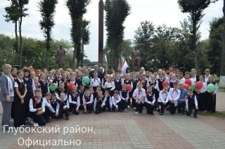 У Глыбокім у парку Перамогі прайшоў урачысты збор "Салют піянерскаму папаўненню!"