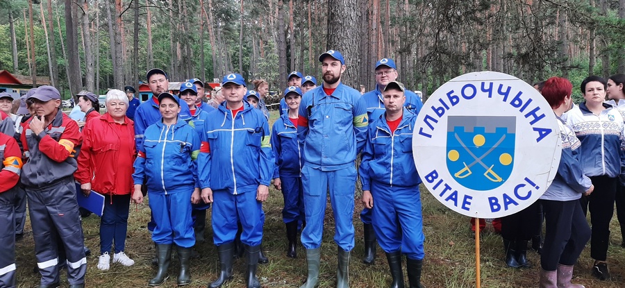 Каманда Глыбоцкага раёна прызёр абласных спаборніцтваў санітарных дружын грамадзянскай абароны